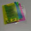 Better Office Products Mini Clipboards (6 Pack), Plastic, Low Profile Clips, Assorted Translucent Colors, Durable, A6 Memo Size, 5.3" x 8",