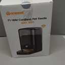 oneisall Cordless WiFi Automatic Cat Feeder, Tasty S2 Pro Rechargeable 100-Day Battery Operated Pet Feeder, 12 Cups/3L Timed Cat Food Dispenser for Large Kibble, Smart App Control (Black)