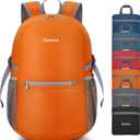 Gonex 30L Ultra Lightweight Packable Backpack, Handy Foldable Daypack for Camping Outdoor Travel Cycling Backpacking (Orange)