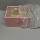 Clear Piggy Bank with Lock, Large Money Saving Jar Money Bank Box Container for Cash Saving, Openable Clear Money Coin Change Bank Jar Container Penny Piggy Jar Bank for Adults Kids, Pink