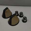 Reusable Coffee Pods compatible with the 3-hole Ninja CPF301 Coffee Maker, 3 Pack Reusable K Cups Pods and 2 Pack Reusable Filters not for Ninja CFP101 & Ninja PB051