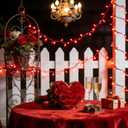 240FT Valentine Lights Outdoor, 750 LED Valentine Decoration Lights with 12 Modes & Timer Memory, Dimmable Plug in Waterproof Xmas Light for Yard Trees Wedding Party Holiday Valentine Decor