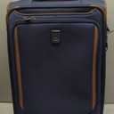 Travelpro Crew Classic Lightweight Softside Expandable Carry on Luggage, 2 Wheel Upright Rollaboard Suitcase, Men and Women, Carry On 22-Inch, Patriot Blue