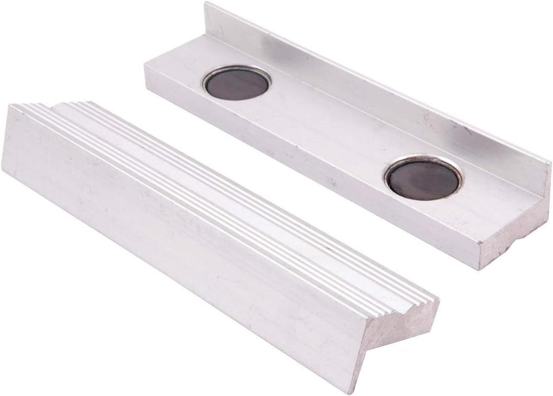 HHIP-3900-2147 Magnetic Vise Jaws (Various Jaw Widths and Face Types),5" Jaw Width