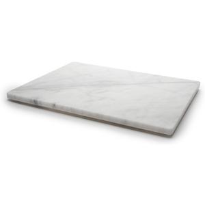 Fox Run Marble Pastry Board White, 16 x 20 x 0.75 Inch Natural White Marble Dough Board