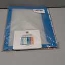 U Brands Poly 5-Tab Three Ring Binder Dividers with Tabs and Pockets, Clear View, 2 Sets, Assorted Brights, 3-Hole Punched Pocket Dividers