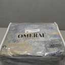 OMERAI Washable Rug 6'x9' Abstract Machine Washable Area Rugs for Living Room Ultra-Thin Non Slip Stain Resistant Modern Carpet for Bedroom Dining Room Office Kitchen, Blue Grey