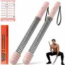 Ropeless Battle Ropes with Adjustable Weights, Portable Cordless Battle Ropes for Home Gym, HIIT & Low Impact Cardio Workouts, Compact Gym Equipment for Men & Women (Pink)