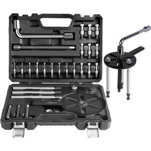 DISEN Bearing Puller 35-in-1, Bearing Puller KIt with Wrench, Blind Inner Bearing Pullers Kit, Bearing Removal Tool for Ball Bearings with Case (Refer to The Video for Installation and Usage) - Black