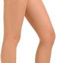 3 Pairs Women's 20D Pantyhose with Control Top and Reinforced Toes (S)