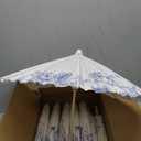 Paper Umbrellas Bulk for Wedding, 23.6" Chinese Japanese Parasol Vintage Decorative Sun Umbrella for Bridal Party Tea