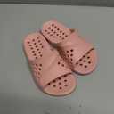 KVbabby Shower Shoes for Kids Massage Pool Slides with Arch Support Quick Drying Boys Girls Beach Sandals Non Slip Summer Bathroom Indoor House Slippers with Drain Holes, 3-4 Big Kid