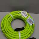 Flexzilla Air Hose, 1/2 in. x 50 ft., 1/2 in. MNPT Fittings, Heavy Duty, Lightweight, Hybrid, ZillaGreen - HFZ1250YW4