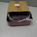 Tatuo Pink Spring Form Pan Set Valentine's Day 3 Pieces Round Square and Heart Shaped Cake Pans Pink Detachable Cheesecake Baking with Removable Bottom