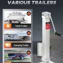 FZZD 8000 lbs Heavy Duty Trailer Jack, 28.6" Vertical Travel, Adjustable Drop Leg, for Utility Trailers, Yacht Trailers, Boat Trailer Jack