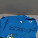 How Many Nights A Week Should You Be Reading Teacher T-Shirt (L, Blue)