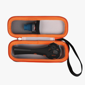 FBLFOBELI EVA Hard Carrying Case Compatible with The Breather Fit Hand-Held Inspiratory Expiratory Muscle Trainer (Orange, Case Only)