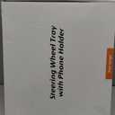 Paffenery Large Car Steering Wheel Tray Back Seat Headrest Tray with Phone Holder, Steering Wheel Desk Food Table for Car Laptop Mount Steering Wheel for Large SUVs, Trucks & Vans,18"