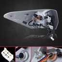 Brake Tail Light Rear Lamp Assembly Right Passenger Side Compatible with 2014-2016 Toyota Highlander 81560-0E100 TO2804120