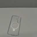 TORRAS 360 Spin for Samsung Galaxy S25 Case with Stand, Fit for MagSafe, 3X Military Grade Protective, Rotatable Kickstand for Samsung S25 Case, Magnetic Ring Slim Hard Cover, Crystal Clear 6.2''