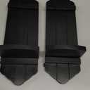 Rustic Black Wood Wall Candle Sconces Set of Two, Farmhouse Wooden Candle Holder Decor for Fireplace, Hallway, Living Room, Bedroom