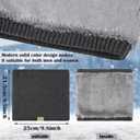 HYUET Winter Neck Gaiter Men, Fleece Neck Warmer Windproof Face Scarf Mask Face Cover Neck Cover for Men Women Ski (2pcs-wine+dark Grey)