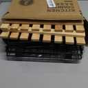 Wire Storage Basket for Kitchen Pantry: GGIU Stackable Kitchen Counter Organizers - Wire Organizing Bin for Produce Vegetable Potato and Onion Black