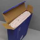 MIULEE Faux Linen Curtains 90 Inch Length 2 Panels Natural Beige Semi Sheer Curtain with Back Tab Rod Pocket, Light Filtering Window Privacy Burlap Drapes for Living Room Bedroom 42W x 90L