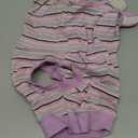 Sebdtico Recovery Suit for Dogs,Dog Surgery Suit Female Spay,Soft Dog Onesie for Surgery Female,Dog Cone Alternative Surgical Recovery Suit Female,Abdominal Wounds Licking Anti Suit for Dogs (Striped Purple)