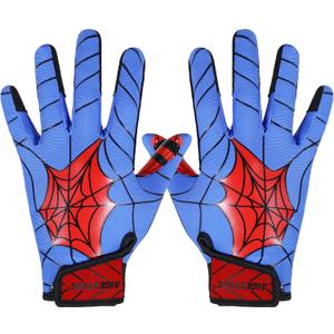 AIGEVTURE Youth Football Gloves Kid Receiver Gloves Boys Girls Unmatched Grip Great Gift, Youth L&Adult XS