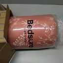 Bedsure Twin/Twin XL Comforter Set - Grayish Pink Bed Set, 2 Pieces Cute Floral Bedding, 1 Soft Reversible Botanical Flowers Comforter and 1 Pillow Sham