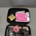 Permanent Eyebrow Makeup Tattoo Pen Kit for Eyebrow Lip Eyeliner Tattoo Machine with 700mAh Wireless Battery 15 pcs Cartridge Needles Microblading Supply(Black Tattoo Kit)