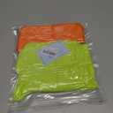 Women's Neon Scrunch Crew Socks 80s 90s Retro 3-Pack Cotton Stacked Boot Calf Cozy Ribbed Slouchy Socks Size 5-10 (2-neon Green/1-neon Orange)