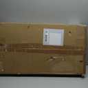 WUZUPS 12-Light Wagon Wheel Metal Candle Chandelier Round Pendant Ceiling Lighting Rustic Farmhouse Fixture Kitchen Island Dining Room, H 39.4" W10, E12 Base, Black