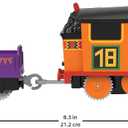 Thomas & Friends Motorized Toy Train Nia Battery-Powered Engine with Cargo for Pretend Play Preschool Kids Ages 3+ Years