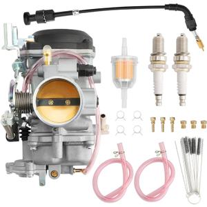 CV40 Carburetor Compatible with 1988-2006 Harley Davidson Sportster 883 1200 XL883 XL1200,1988-2016 Dyna & FXR,1988-2017 Softail,1988-2016 Touring,1998-Up Sportster Electra Glide Fatboy & More Carb