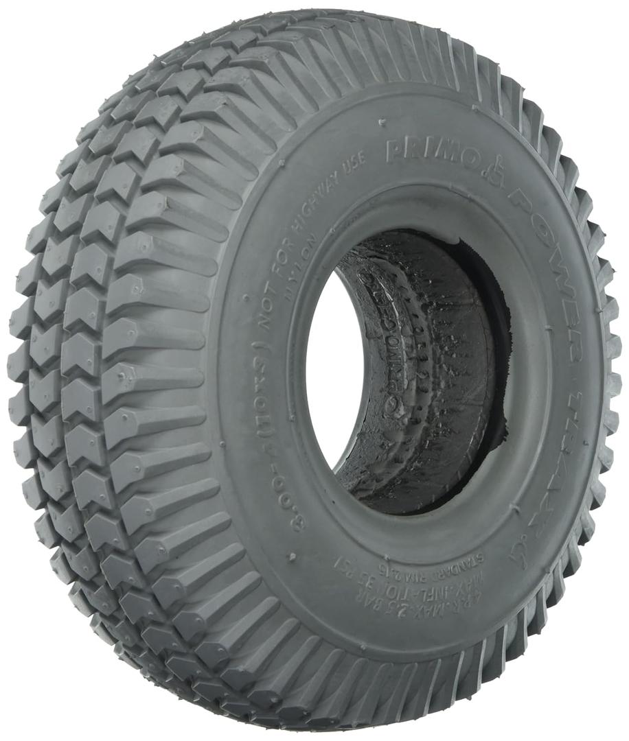 Foam Filled Tire with Flat Tread, 10 x 3 Inch