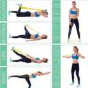 WIKDAY Resistance Bands, Pull Up Bands, Workout Bands for Exercise, Thick Heavy Resistance Band Set with Door Anchor, Elastic Bands for Body Stretching, Training at Home/Gym for Men & Women