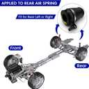 Rear Air Spring Suspension Bag Compatible with 2003 2004 2005 2006 Ford Expedition/Lincoln Navigator, OEM Replace# 4L1Z5A891AA
