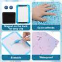 Timgle 8 Pcs Locker Accessories Magnetic Wallpaper Organizer, Cloud
