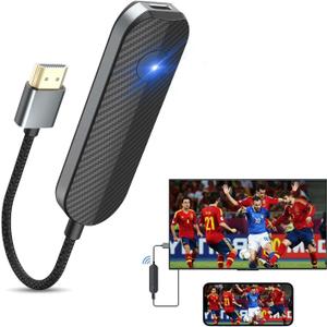 iShare iOS Wireless HDMI Display Adapter for iPhone, Streaming Mirroring Device for iPhone to TV/Monitor/Projector, HD Video & Audio Sync, iOS Screen Mirroring Adapter (Not Support Netflix)