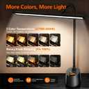 Piano Light - LED Piano Lamp for Grand/Upright/Digital Pianos - Adjustable Piano Light Desk Lamp with Flexible Gooseneck, 5 Color Modes, Dimmable & USB Charging Port Eye-Care for Home Office Bedroom