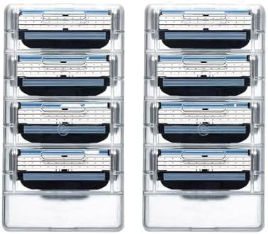 Shaving Razor Blades for Men Compatible With Gillette Mach 3, 8 Refills Manual Shaver Blades for Face Care