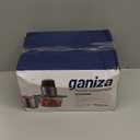 GANIZA Food Processors, Electric Food Chopper with Meat Grinder & Vegetable Chopper - 2 Bowls (8 Cup+8 Cup) with Powerful 450W Copper Motor - Includes 2 Sets of Bi-Level Blades for Fruits/Meat/Nuts (Black)