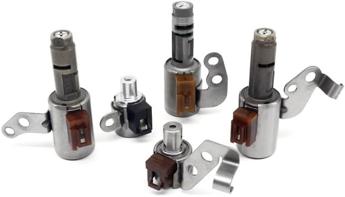 U140E F140E U140 U241 U240E Transmission Solenoid Kit,Compatible with Toyota Camry 2000-2004,RAV4 2001-2007,Solara 2002-2005, Highlander 2001-2007,Lexus ES300/RX300 and Scion tC(5PCS)