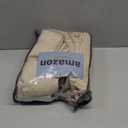 Thick Linen Khaki Taupe Curtains 96 Inches Long for Living Room Bedroon Pinch Pleated Drapes with Hooks Rings Back Tab Light Filtering Burlap Farmhouse Ceiling Custom Made Memory Trained Curtain (40"W x 96"L (Pack of 2))