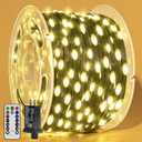 Christmas Lights 1200 LED 394 FT, Waterproof Outdoor String Lights with Remote and Timer, Christmas Tree Lights with 8 Modes Dimmable, Fairy Lights for Holiday Decor (Warm White)