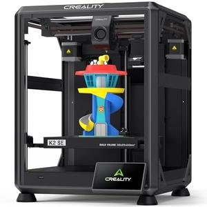 Creality K2 SE 3D Printer, Support Multicolor Printing Needs CFS, 500mm/s High-Speed Printing, Auto Leveling, Vibration Control, Compact Desktop 3D Printer, Print Size 220x215x245mm