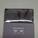 DROWSY Eyelash Protecting Silk Sleep Mask for Natural Lashes & Extensions. Deep Eye Cups, Zero Pressure, Total Blackout, Full Wraparound (Moonlight Shadow)