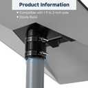 2 x Starlink Mount Gen 3 Adapter - Starlink Gen 3 Pipe Adapter, Compatible with 2'' Diameter Starlink Pole Mount Gen 3 and Starlink Wall Mount Gen 3